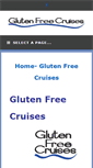 Mobile Screenshot of glutenfreecruises.com